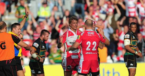 Billy Twelvetrees after win for Gloucester Billy Twelvetrees after win for Gloucester