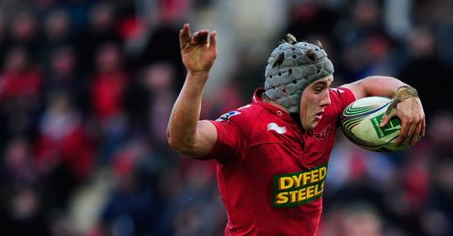 Davies: back for the Scarlets