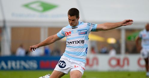 Jonathan Sexton kicking for Racing Metro Jonathan Sexton kicking for Racing Metro