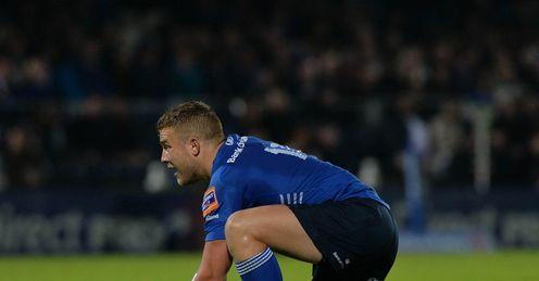 Leinster Rugby s Ian Madigan prepares for a penalty Leinster Rugby s Ian Madigan prepares for a penalty