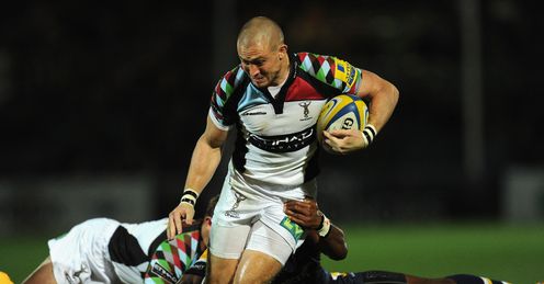 Mike Brown Harlequins Worcester 2013 Mike Brown Harlequins Worcester 2013