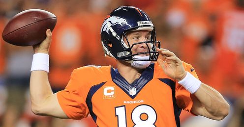 Peyton Manning in record breaking form