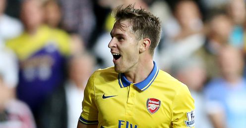 Aaron Ramsey: In fine form for Arsenal