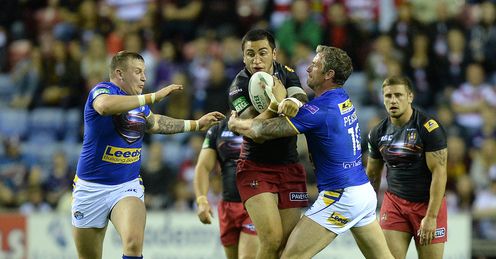 Wigan v Leeds Harrison Hanson Wigan v Leeds Harrison Hanson