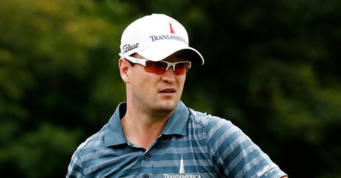 Zach Johnson is not amused by rude fans