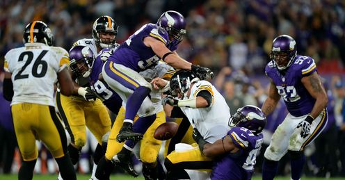 Wembley wonder: The Steelers and Vikings served up a great show on Sunday