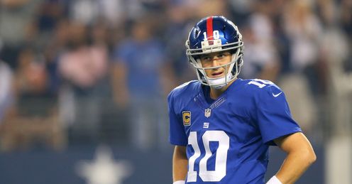 Eli Manning: lost to his older brother Peyton on their two previous NFL encounters