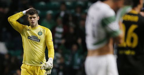 Fraser Forster's performance was a rare positive for Celtic