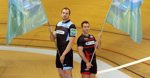 Glasgow Warriors Captain Alastair Kellock left and Edinburgh Rugby Captain Greig Laidlaw Glasgow Warriors Captain Alastair Kellock left and Edinburgh Rugby Captain Greig Laidlaw