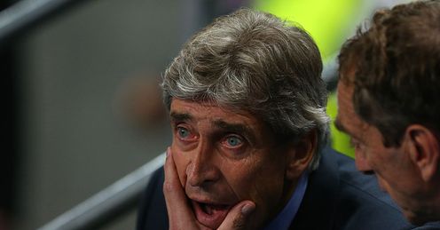 Pellegrini: has overseen an impressive derby win and disappointing away days