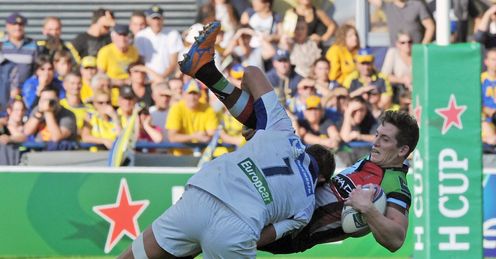 Tom Williams Clermont v Harlequins 2013 Heineken Cup Tom Williams Clermont v Harlequins 2013 Heineken Cup