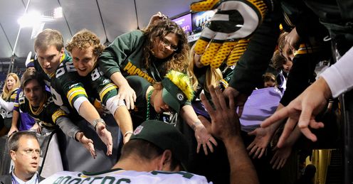 Aaron Rodgers: Keeping the Green Bay Packers' glass half-full.