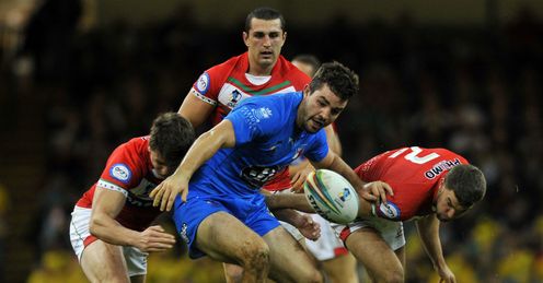 Aidan Guerra Italy Wales Rugby League World Cup Aidan Guerra Italy Wales Rugby League World Cup