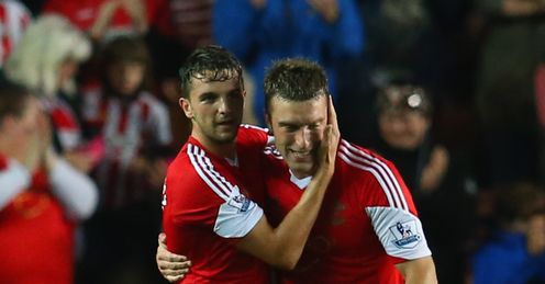 Jay Rodriguez and Rickie Lambert: starred for Saints on Saturday