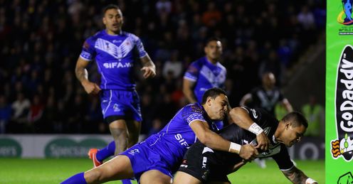 RUGBY LEAGUE WORLD CUP NEW ZEALAND SAMOA JOSH HOFFMAN Antonio Winterstein RUGBY LEAGUE WORLD CUP NEW ZEALAND SAMOA JOSH HOFFMAN Antonio Winterstein