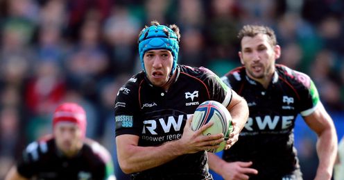 RUGBY UNION HEINEKEN CUP POOL ONE FRANKLINS GARDENS Justin Tipuric Ospreys RU RUGBY UNION HEINEKEN CUP POOL ONE FRANKLINS GARDENS Justin Tipuric Ospreys RU