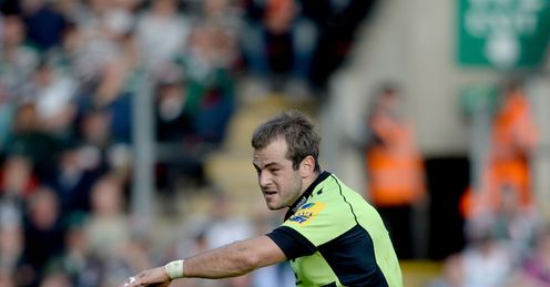 Stephen Myler Northampton Saints Aviva Premiership Stephen Myler Northampton Saints Aviva Premiership