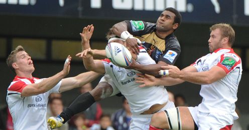 Timoci Nagusa Roger Wilson Jared Payne Montpellier Ulster Heineken Cup Timoci Nagusa Roger Wilson Jared Payne Montpellier Ulster Heineken Cup