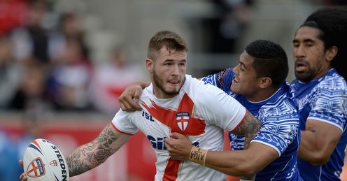 ZAK HARDAKER ENGLAND KNIGHTS SAMOA ZAK HARDAKER ENGLAND KNIGHTS SAMOA