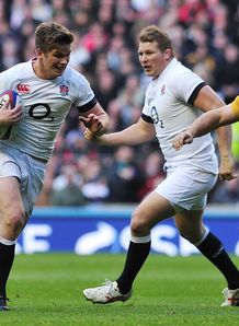 England fly half Owen Farrell v Australia at Twickenham Stadium England fly half Owen Farrell v Australia at Twickenham Stadium