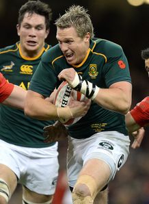 South Africa s Jean de Villiers C goes over for a try despite the efforts of Wales Jonathan Davies L and Wales Mike Phillips South Africa s Jean de Villiers C goes over for a try despite the efforts of Wales Jonathan Davies L and Wales Mike Phillips
