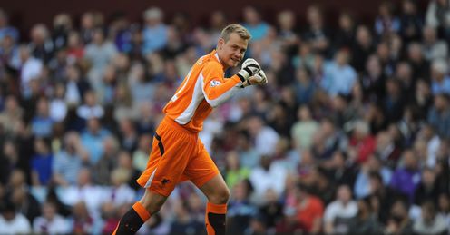 Mignolet: signed for Liverpool from Sunderland in June for £9million
