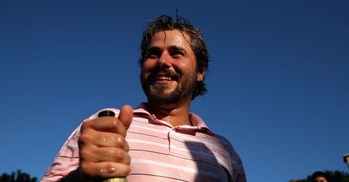 Dubuisson: Celebrating his win