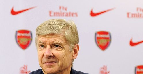 Wenger: looking to keep Arsenal at the top of the table