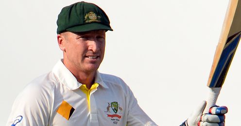 Brad Haddin: stood firm for Australia with 78 not out