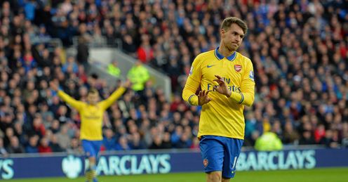 Aaron Ramsey: it was a heart-warming moment to see such respect from his former club, says Chris Kamara.