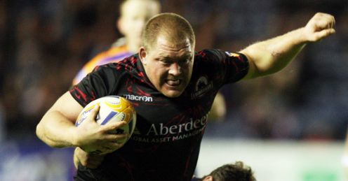 Edinburgh s WP Nel during the RaboDirect PRO12 match at Murrayfield Edinburgh s WP Nel during the RaboDirect PRO12 match at Murrayfield