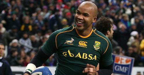 France v South Africa: JP Pietersen France v South Africa: JP Pietersen
