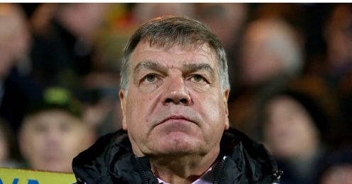 Allardyce: lacks firepower going forward