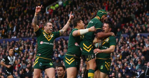 Cooper Cronk Australia try Cooper Cronk Australia try