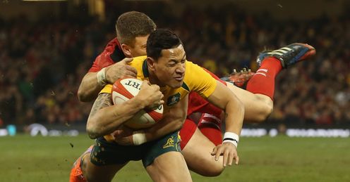 ISRAEL FOLAU AUSTRALIA SCOTT WILLIAMS WALES ISRAEL FOLAU AUSTRALIA SCOTT WILLIAMS WALES
