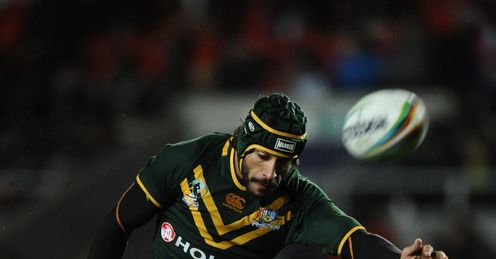 Johnathan Thurston Rugby League World Cup AUSTRALIA Johnathan Thurston Rugby League World Cup AUSTRALIA