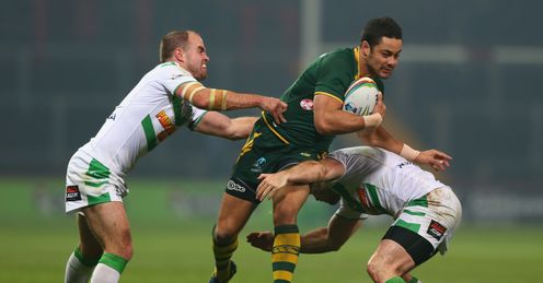 LEAGUE WORLD CUP JARRYD HAYNE AUSTRALIA IRELAND LEAGUE WORLD CUP JARRYD HAYNE AUSTRALIA IRELAND