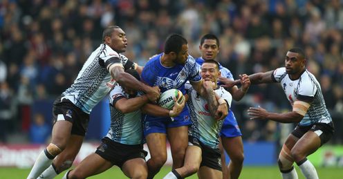 RUGBY LEAGUE WORLD CUP FIJI SAMOA TONY PULETUA RUGBY LEAGUE WORLD CUP FIJI SAMOA TONY PULETUA