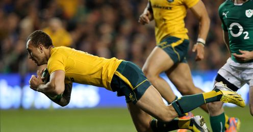 SOUTH AFRICA NATIONAL RUGBY UNION Quade Cooper Australia Ireland SOUTH AFRICA NATIONAL RUGBY UNION Quade Cooper Australia Ireland
