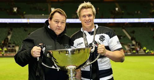 Steve Hansen Jean de Villiers Barbarians RUGBY Steve Hansen Jean de Villiers Barbarians RUGBY