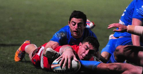 TONGA ITALY RUGBY LEAGUE WORLD CUP DANIEL FOSTER ANTHONY MINICHELLO TONGA ITALY RUGBY LEAGUE WORLD CUP DANIEL FOSTER ANTHONY MINICHELLO