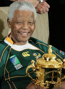Nelson Mandela Springboks 2007 RWC 2013 Nelson Mandela Springboks 2007 RWC 2013
