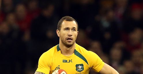 Fly-ing high: Aussie star Cooper left Stuart in awe with his display against Wales