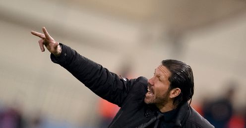 Pitch perfect: Simeone is a master on the training ground, says Guillem