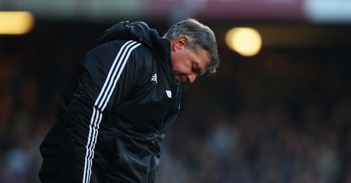 Allardyce: his Hammers face a crunch clash with West Brom