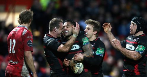 Ben Atiga Edinburgh v Gloucester HEC 2013 Ben Atiga Edinburgh v Gloucester HEC 2013
