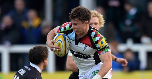 Harlequins wing Sam Smith Harlequins wing Sam Smith