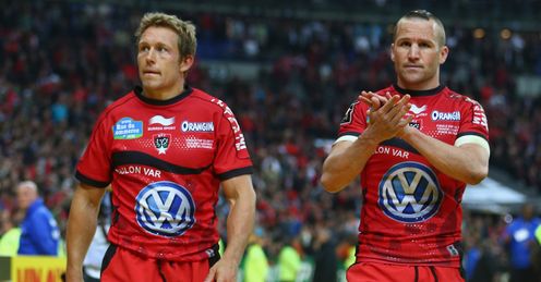 Jonny Wilkinson Matt Giteau Toulon Jonny Wilkinson Matt Giteau Toulon