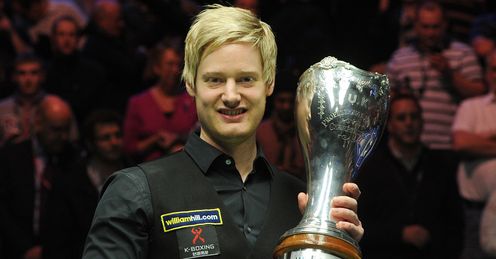 Robertson: has now won all three of snooker's 'majors'