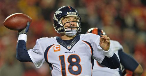 High five: Peyton Manning ripped Kansas City apart through the air